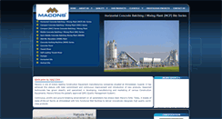 Desktop Screenshot of macons.co.in
