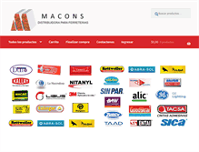 Tablet Screenshot of macons.com.ar